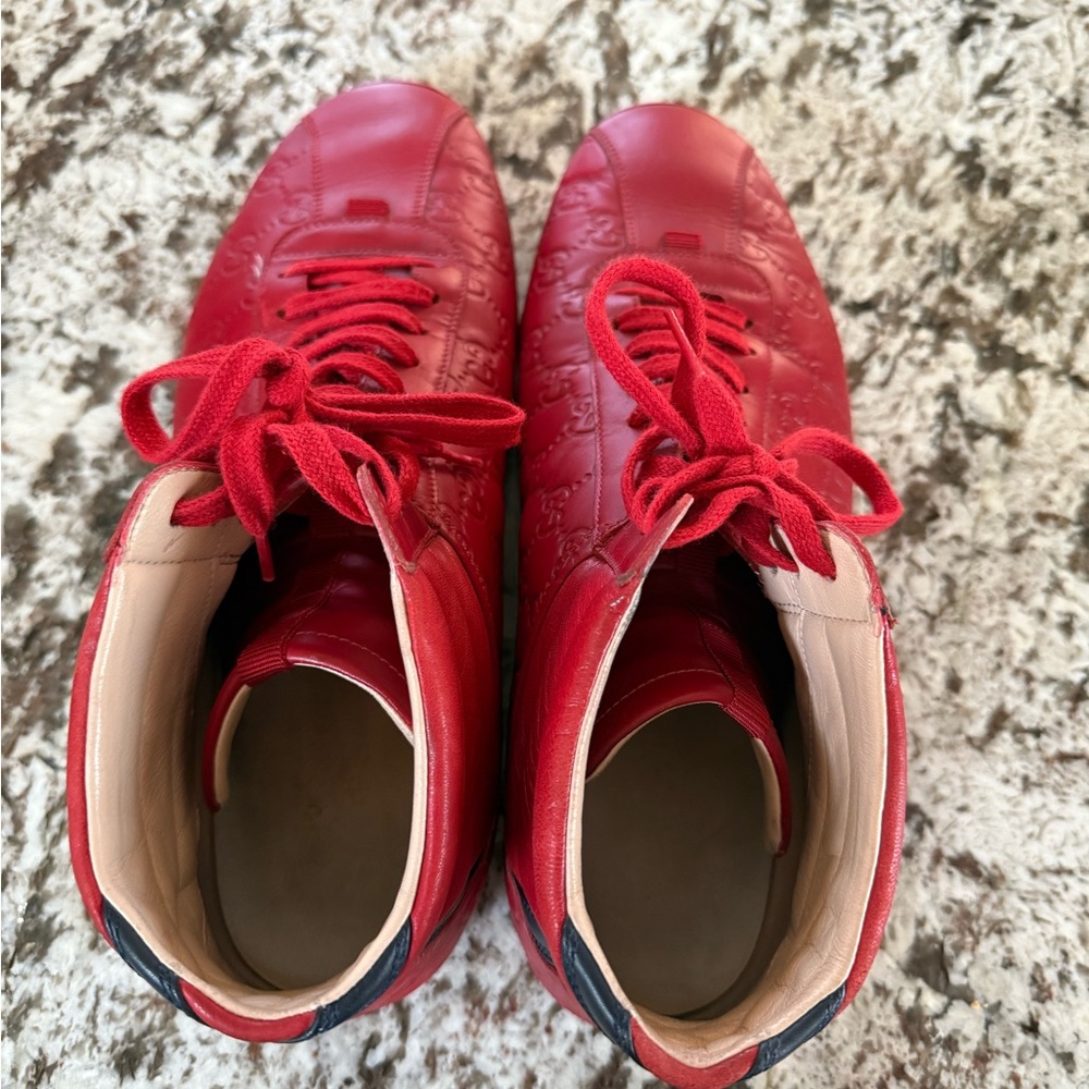 Gucci Men's Bold Red Sneakers - Picture 5 of 5
